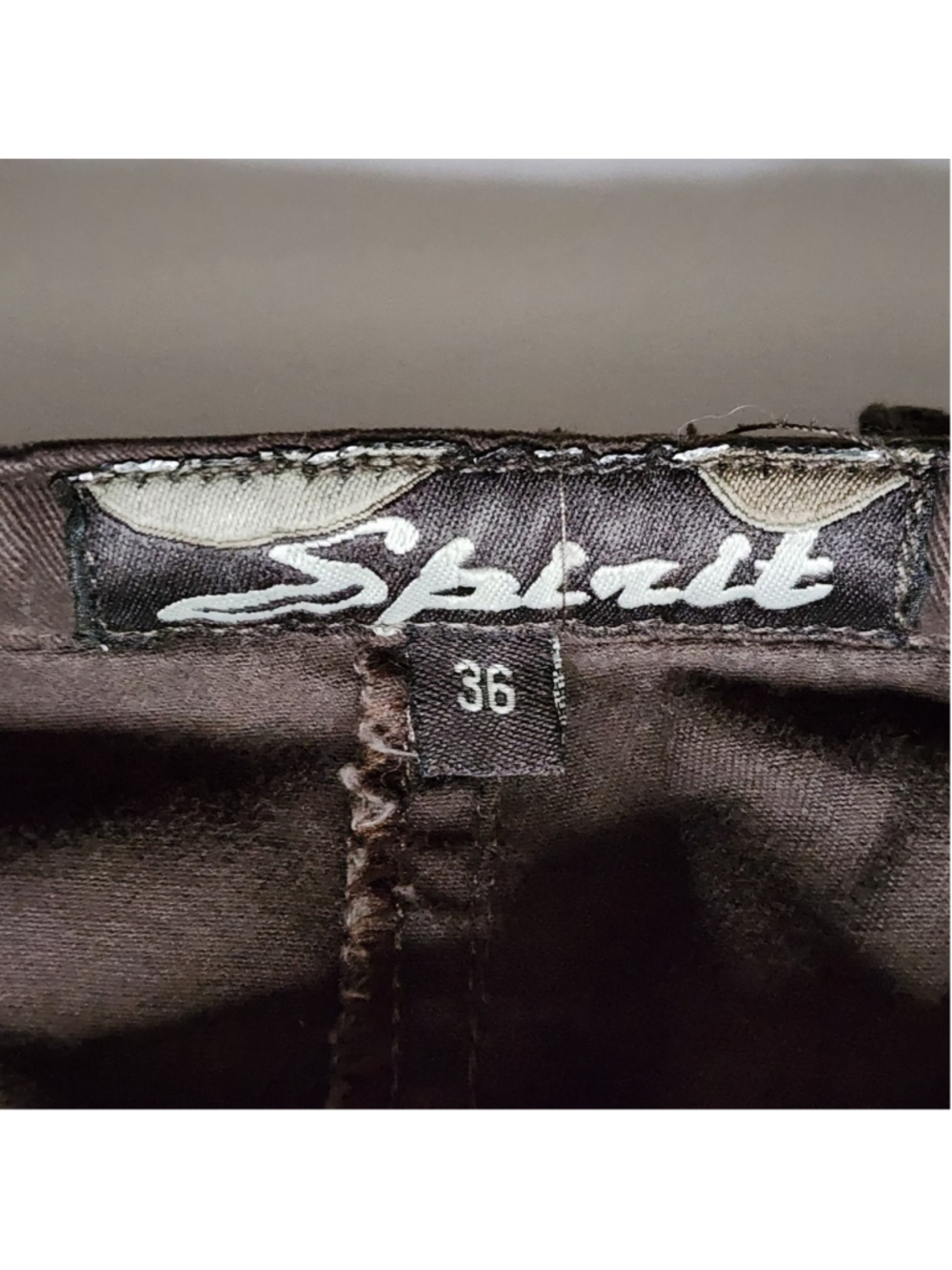 Spirit Vintage Y2K Brown Whimsigoth Fairy Grunge Asymmetric Patchwork Midi Skirt - Picture 14 of 16